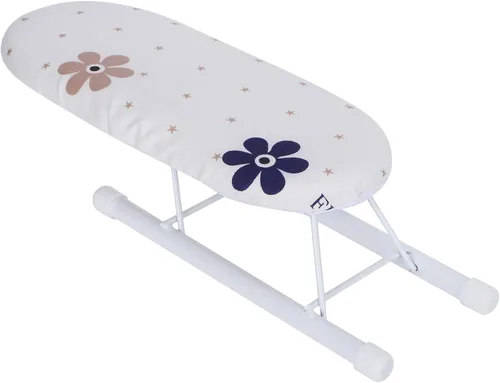 Miniatura 13 de Tabla de planchar, tabla de planchar de mesa con patas plegables y cubierta de algodón, mini tabla de planchar, puños plegables