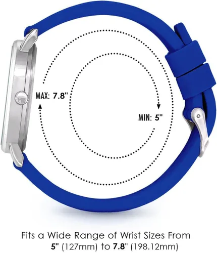 Miniatura 5 de Speidel Original Scrub Watch para enfermeras, profesionales médicos y estudiantes - Varios colores médicos de exfoliación, dial de fácil lectura