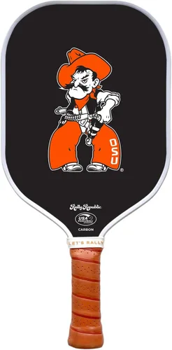 Miniatura 21 de Raqueta de pickleball colegial oficialmente licenciada - Raqueta aprobada por la Asociación de Pickleball de EE. UU. - Núcleo de nido de abeja Texas