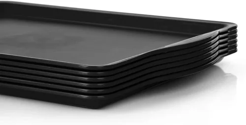Miniatura 16 de Mintra Home Bandeja de servir duradera (1 unidad, verde) – Plato con asa de 14 pulgadas 'verde