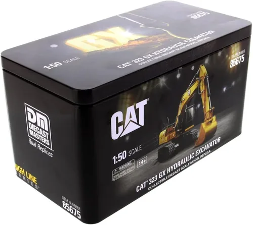 Miniatura 9 de 1:50 Caterpillar 323 GX Excavadora hidráulica - Serie High Line por Diecast Masters