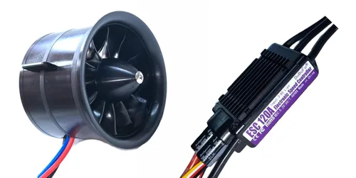 Miniatura 7 de EDF - Ventilador de 3.150 in, 12 aspas sin motor, ventilador eléctrico sin motor para EDF 6S, hélice de motor a reacción RC Hobby, modelo de control