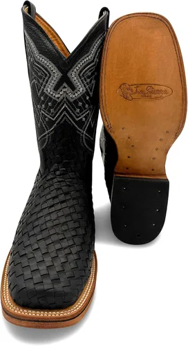 Miniatura 4 de The Western Shops Botas vaqueras con punta cuadrada para hombre