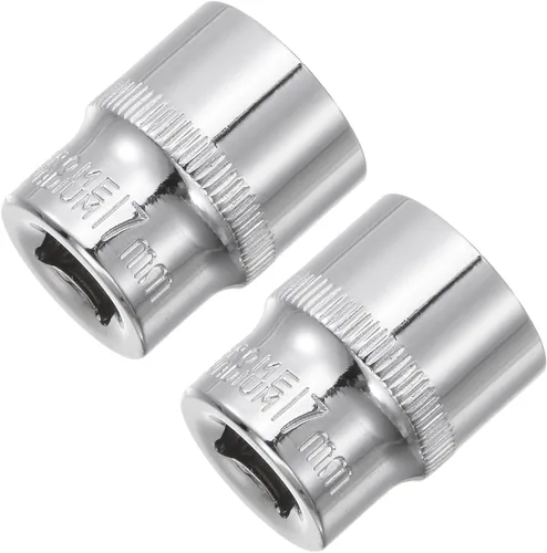 Miniatura 6 de uxcell 2pcs 3/8-inch Drive 0.236 in Cr-V 6-Point Zócalo poco profundo