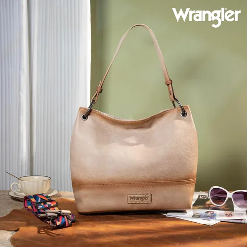 Miniatura 2 de Wrangler Hobo Bags for Women Vegan Leather Top Handle Shoulder Purses and Handbags