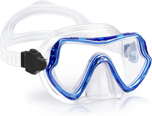 Miniatura 12 de Gafas de natación para niños con cubierta de nariz para jóvenes de 8 a 15 años, antivaho HD Visión Gafas de piscina gafas de natación de agua Rosa