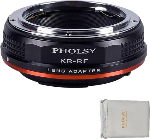 Miniatura 10 de PHOLSY Adaptador de montaje de lente para lente Nikkor G/F/AI/AIS/D/AF-S Compatible con lente Nikon F (tipo G) a cuerpo de cámara Canon EOS RF