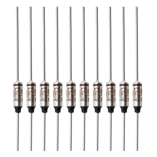 Miniatura 10 de SF119E-121 grados de metal de corte térmico fusible térmico 10A 250 V para transformador de motor eléctrico industrial electrodoméstico 10 unids