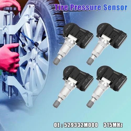 Miniatura 2 de X AUTOHAUX 4 unids 529332M000 Sistema de Monitoreo de Presión de Neumáticos Sensor TPMS Sensor 315MHz para Hyundai Accent Sonata