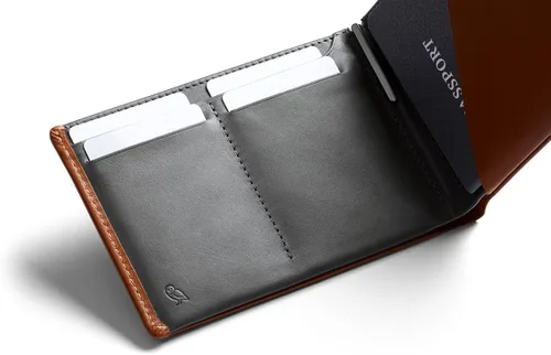 Miniatura 4 de Bellroy Billetera de viaje, titular de documentos de viaje (pasaporte, billetes, efectivo, tarjetas y bolígrafo) -, Caramelo, Wtrb
