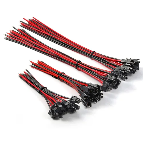 Miniatura 11 de Chanzon 20 pares de conectores Jst SM de 0.098 in de paso hembra y macho con 2 pines 20AWG 3,94 pulgadas (3.9 in) UL1007 cable de cobre estañado