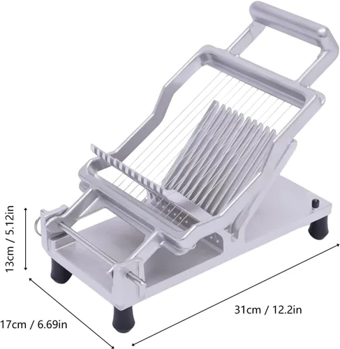 Miniatura 7 de Cortador de queso comercial con alambre de acero inoxidable de 0.4 in y 0.8 in, cortador de queso, tabla de cortar mantequilla, máquina para hacer