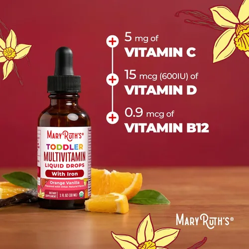 Miniatura 7 de MaryRuth Organics CoComelon Multivitamínico para niños pequeños con hierro Apoyo inmunológico Vitaminas para niños pequeños Orgánico USDA