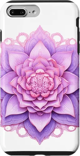 Miniatura 9 de iPhone 13 Pro Max Lotus Flower Mandala Circle Pink Yoga Meditation Case
