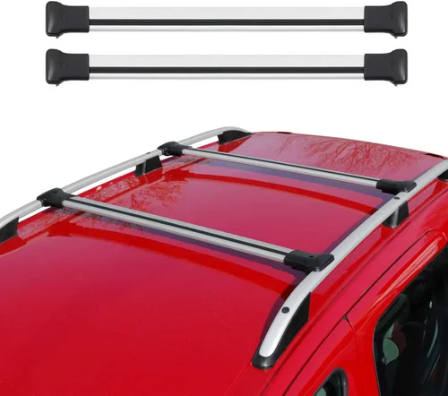 Miniatura 2 de OMAC Barras transversales de aluminio para Toyota RAV4 2006-2012 – Max 165 lb / 75 kg – 2 barras plateadas