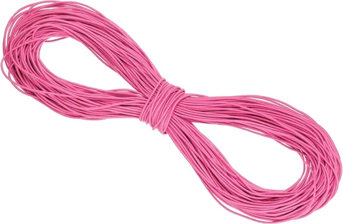 Miniatura 145 de PATIKIL Cuerda elástica elástica de 109 yardas (328.1 ft), cuerda elástica pesada de 0.059 in, albaricoque para manualidades, correas de gancho