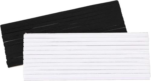 Miniatura 16 de Shappy Banda elástica para coser de punto de 1/2 pulgada x 11 yardas (beige)