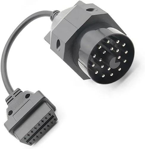 Miniatura 2 de 20 Pin OBD a 16 Pin OBD2 Cable Adaptador Macho a Hembra Cable Redondo Cable de Diagnóstico para BMW E36 E46 E38 E39 E53 X5 Z3
