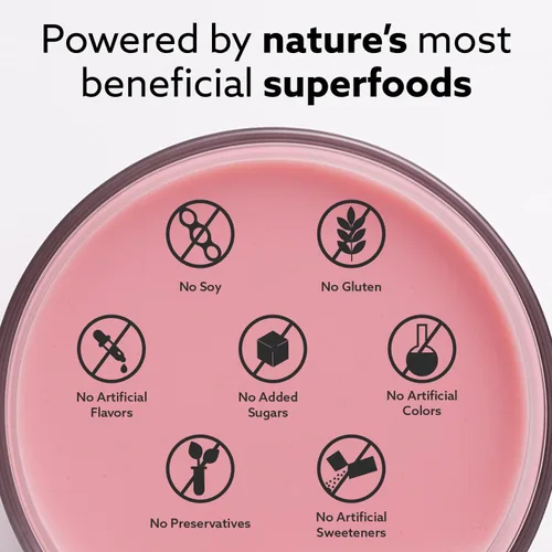 Miniatura 5 de INVIGOR8 Superfood - Batido aislado de proteína de suero alimentado con pasto de fresa natural, sin gluten y sin OMG, reemplazo de comidas