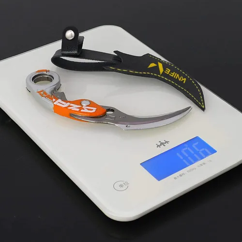 Miniatura 6 de Chewmeter Juego Valorant Velocity Karambit Cuchillo Figuras de Acción Juego Juguetes Colección Llavero Regalo Escritorio Decoración Mochila Colgante
