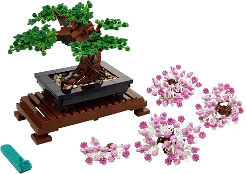 Miniatura 4 de LEGO Botanicals Juego de Construcción de Árbol Bonsái - Plantas de Árbol Bonsái Artificial para Decoración del Hogar, Adultos de 18+ Años - Plantas
