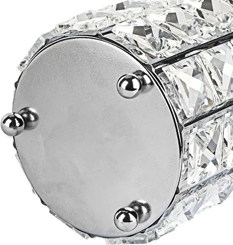 Miniatura 3 de LUEXBOX 4 soportes para brochas de maquillaje de cristal, organizador de herramientas de maquillaje brillantes, contenedor redondo de almacenamiento