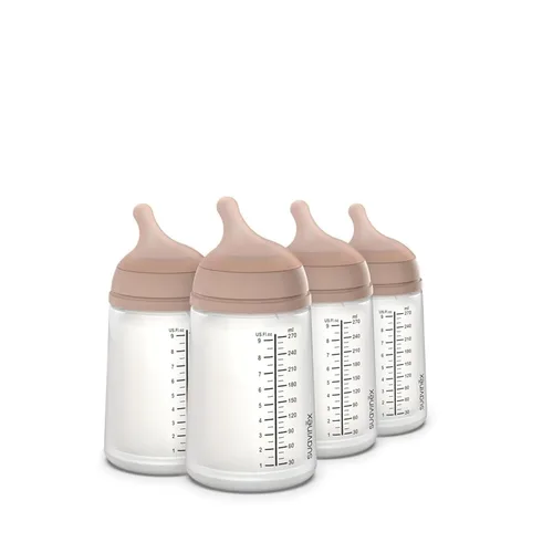Miniatura 14 de Suavinex Zero Zero - Biberón anti cólico para bebé, marca española de biberones no 1, minimiza el rechazo del biberón y la confusión del pezón, Claro