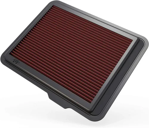 K&N Filtro de aire de motor de por vida original de alto flujo: Aumento de potencia: Premium, Lavable: Compatible con Chevrolet/GMC/Hummer