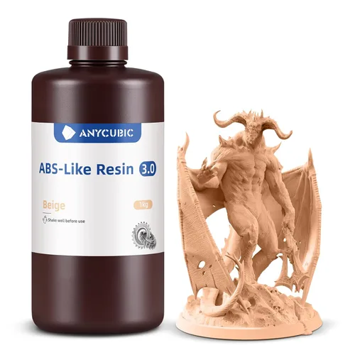 ANYCUBIC Resina tipo ABS 3.0, Resina de impresora 3D mejorada de 14K con resistencia y dureza mejoradas, alta precisión, bajo olor, amplia