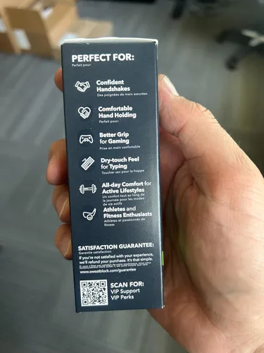 Miniatura 5 de SweatBlock Loción antitranspirante de manos para palmas sudorosas, 1.69 onzas líquidas, tamaño de viaje, tratamiento de hiperhidrosis de secado