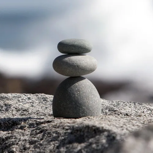 Miniatura 2 de Juego de 3 piedras naturales para decoración de jardín zen