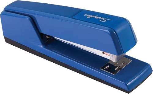 Miniatura 9 de Swingline - Engrapadora 747 clásica de escritorio, con capacidad para 20 hojas, metálica, azul verdadero (74724)