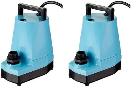 Little Giant 505005 Bomba sumergible de utilidad de 1/6 HP, 5-MSP, 115 V, 1200 GPHc (2 unidades por paquete))