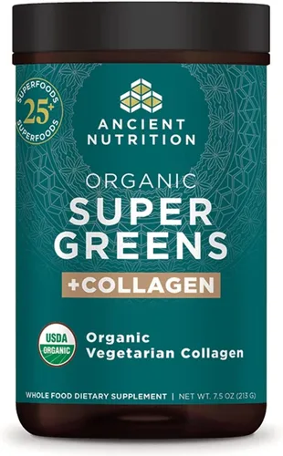 Miniatura 8 de Ancient Nutrition Supergreens Alkalize & Detox - Polvo de superalimento orgánico hecho de frutas reales, verduras y hierbas, para apoyo digestivo