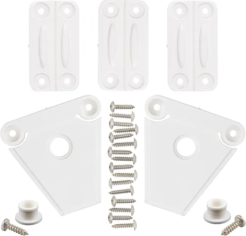 Miniatura 10 de NeverBreak Parts - Piezas de repuesto para refrigerador Igloo - Kit de reparación grande Reemplazo de bisagras de enfriador de iglú de alta Blanco