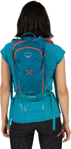 Miniatura 13 de Osprey Salida 8L Mochila de ciclismo para mujer con depósito hidráulico, color gris Space Travel Space Travel Gris