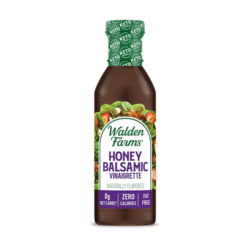 Miniatura 11 de Walden Farms Vinagreta de Tomate Seco al Sol – Aderezo sin calorías, bajo en carbohidratos, apto para dieta keto, vegano, sin azúcar con rico sabor