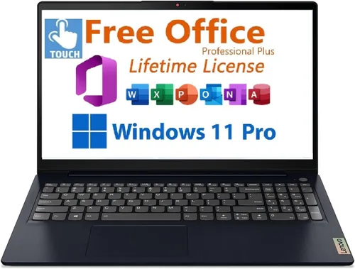 Lenovo IdeaPad 1i - Laptop con pantalla táctil FHD de 15.6 pulgadas, con oficina de por vida, Intel Core i5-1335U de 13ª generación, 8 GB de RAM,