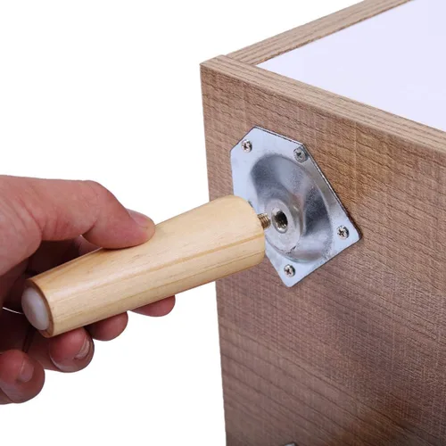 Miniatura 10 de JAXPETY Juego de 2 mesitas de noche modernas de madera, mesita de noche con cajón, muebles de noche, mesa auxiliar con estante abierto y patas
