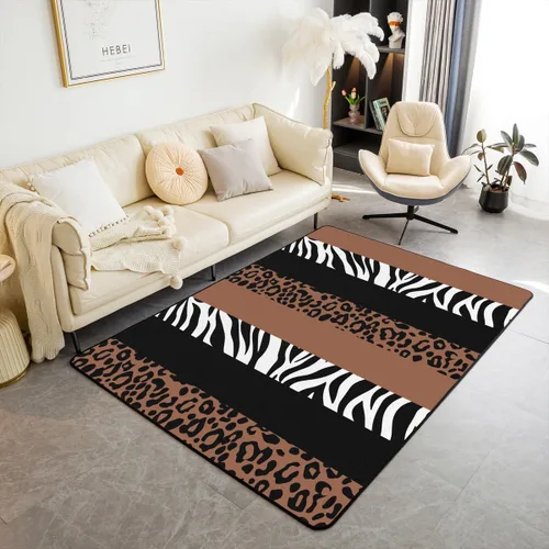 Miniatura 14 de jejeloiu Groovy Flower Area Rug 5x7 Polyester Retro Floral Boho Living Room Rugs 70S Hippie Groovy Flowers Bohemian Decor Carpet Psychedelic Floral