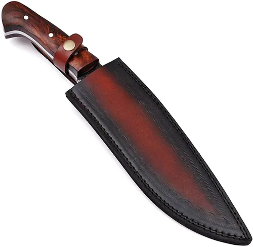 Miniatura 3 de Armory Replicas Big Game Hunter Cuchillo de caza de machete Kukri al aire libre de acero de alto carbono