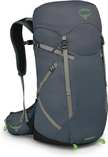 Miniatura 9 de Mochila Osprey Sportlite 30L ligera para senderismo para hombres y mujeres, gris carbón oscuro, S/M
