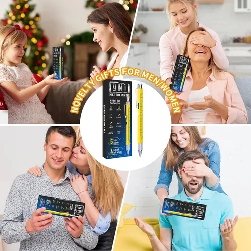 Miniatura 5 de Regalos de bolígrafos para hombres y mujeres, Huhoo gadgets geniales herramientas bolígrafo multi tecnología para hombres, regalos personalizados