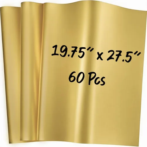 Miniatura 9 de Sanzix - 150 hojas de papel de seda kraft a granel de 14x20 pulgadas - Papel de regalo marrón para bolsas de regalo, boda, cumpleaños y Papel kraft