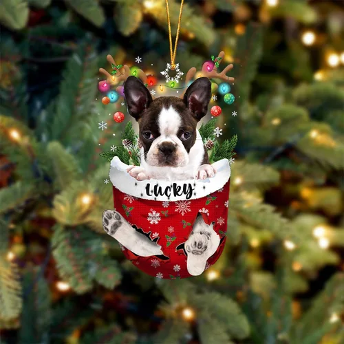 Miniatura 71 de Adorno de Navidad personalizado para perro Airedale Terrier en bolsillo de nieve, adorno para árbol de Navidad, idea de regalo para amantes