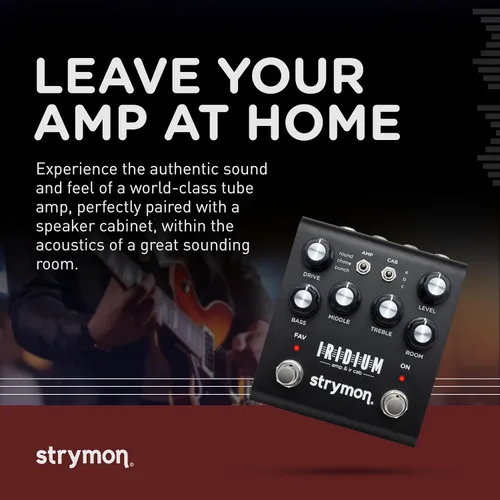 Miniatura 2 de Strymon Iridium Pedal de simulador de amplificador y cabina IR para guitarra eléctrica y acústica, sintetizadores y teclados