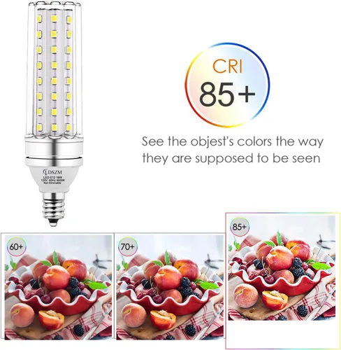 Miniatura 4 de Rfly - Bombillas LED 12 W E12, 16.00watts, 120.00 volts