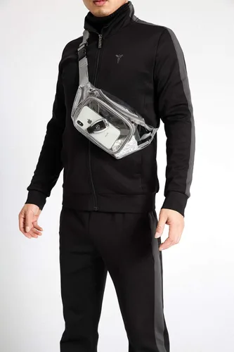 Miniatura 6 de Riñonera Veckle transparente impermeable bonita bolsa de cintura aprobada por el estadio transparente para mujeres y hombres, viajes, playa