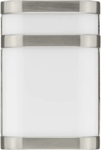 Miniatura 8 de Progress Lighting Valera LED Collection - Farol acrílico blanco mate con pantalla moderna para exteriores, pequeña pared, luz de bronce