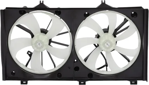 SCITOO Conjunto de ventilador de refrigeración del condensador del radiador del motor compatible con modelos Toyota, para Camry 2007 2008 2009 2.4L,